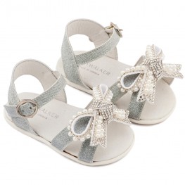 BabyWalker Bαπτιστικά παπούτσια κορίτσι PRI2655 ασημί